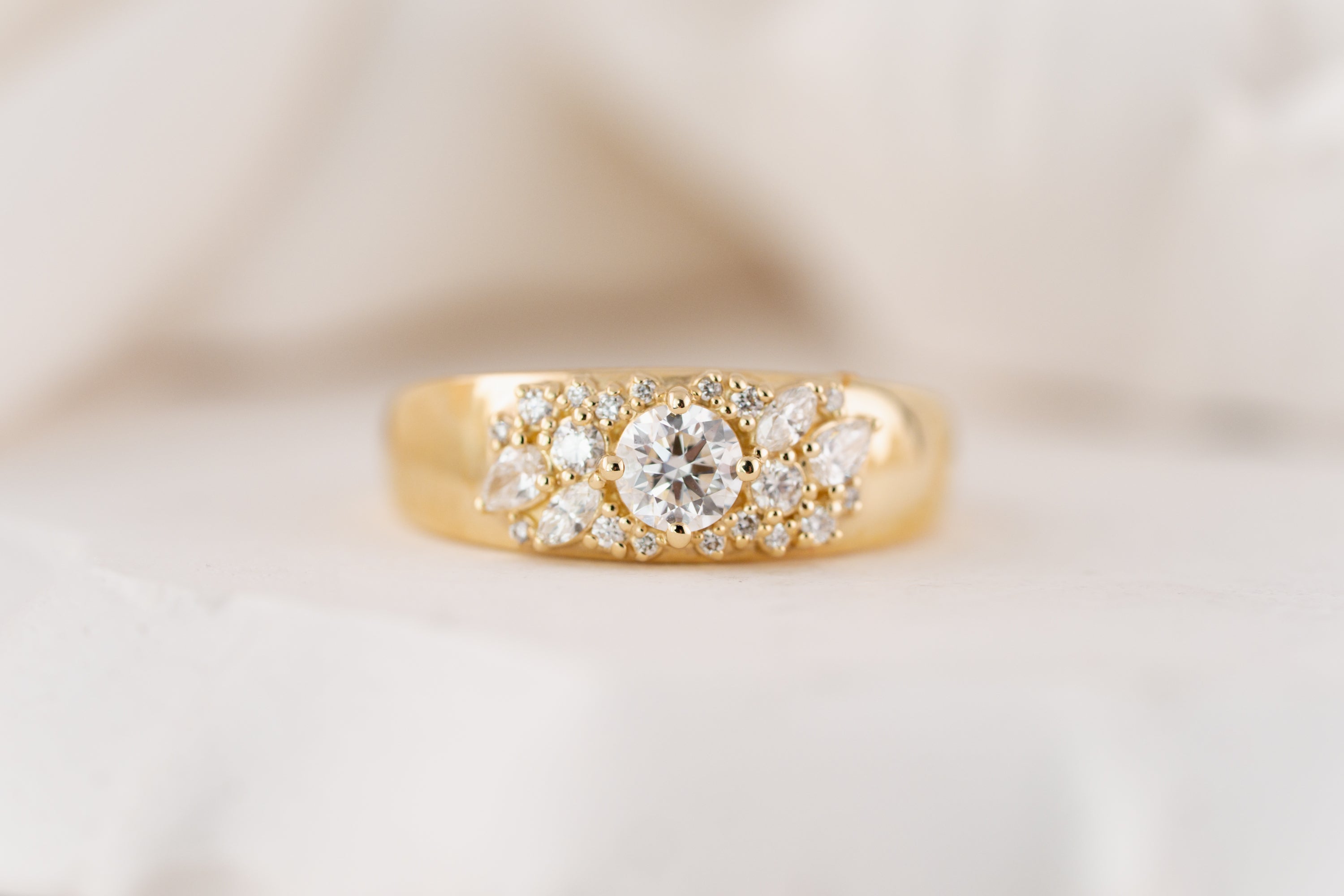 The Diamond Bejeweled Ring - Lavender Creek Gems