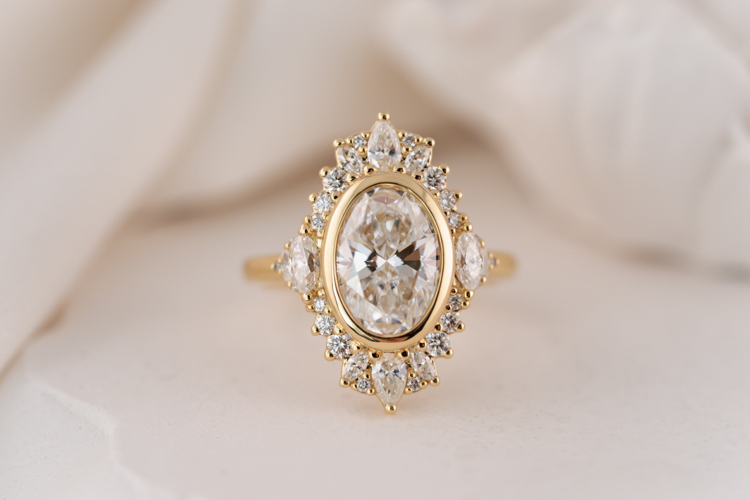The Ethereal Ring | 2.75 CT Oval Diamond