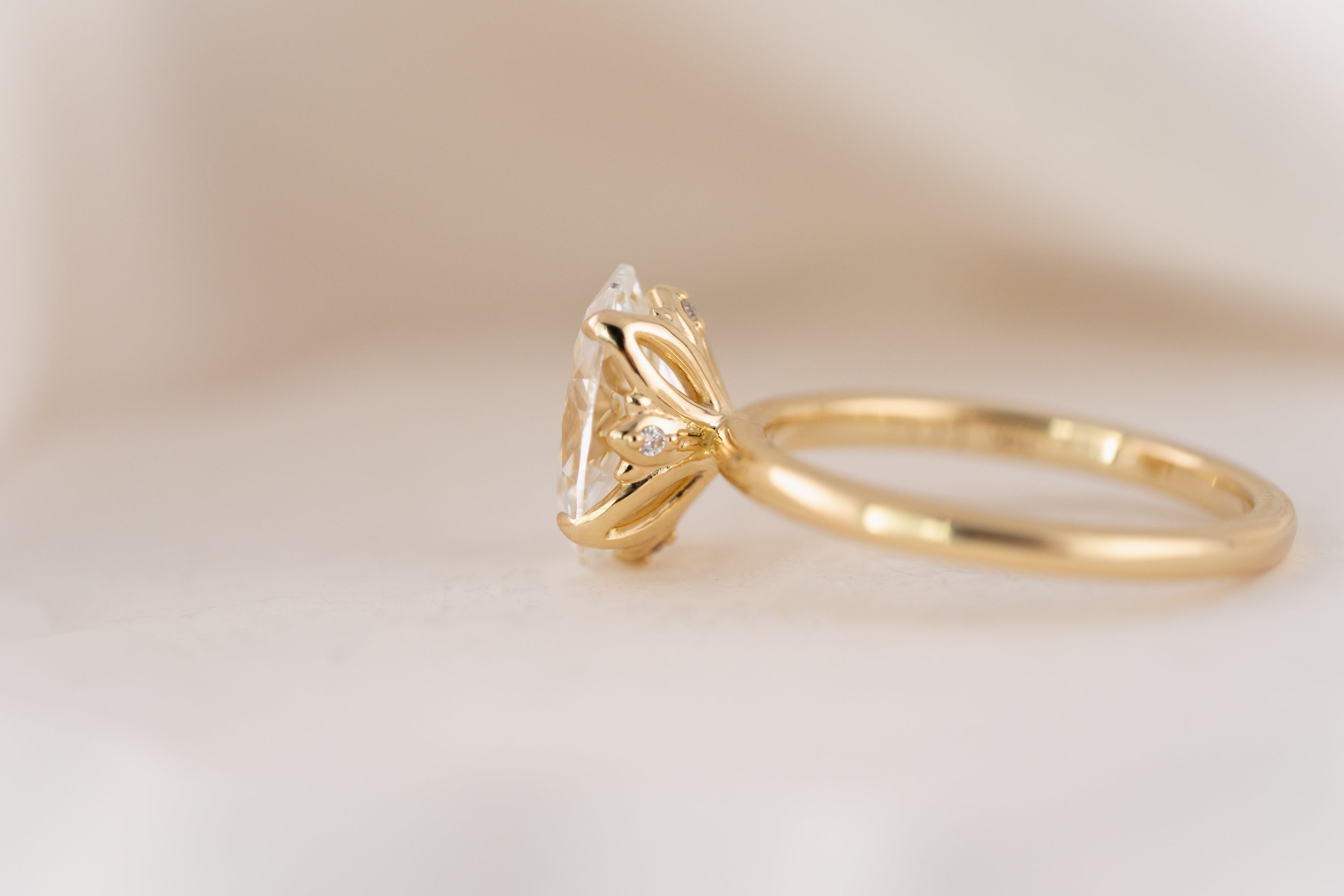 The Secret Garden Ring | 2.5 CT Oval Diamond - Lavender Creek Gems