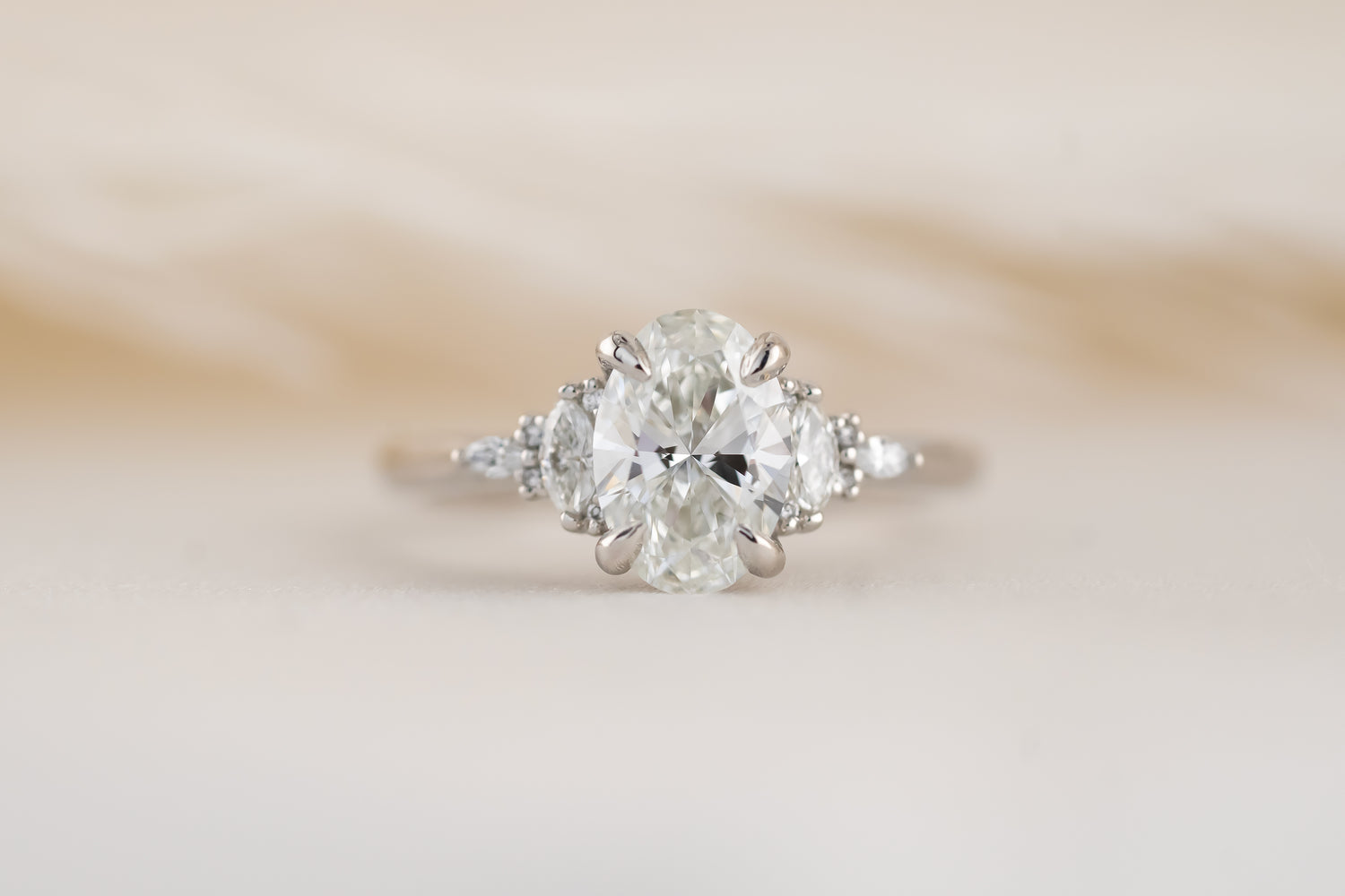 The Maeve Ring | Oval Diamond - Lavender Creek Gems
