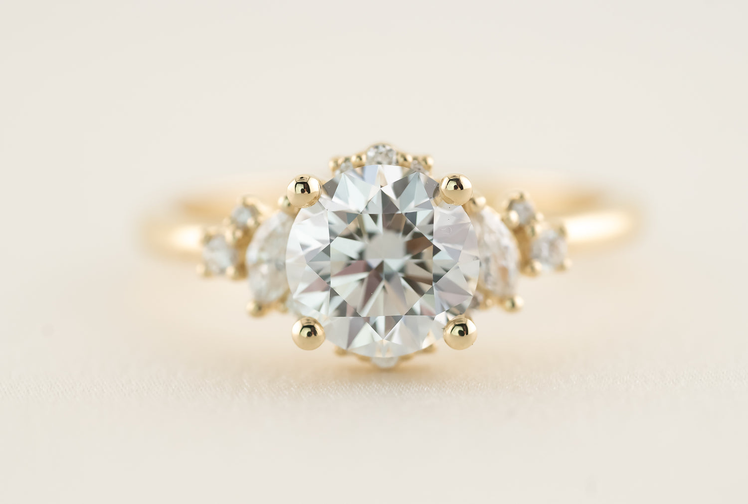 The Naevia 1.57 CT Round Diamond Ring - Lavender Creek Gems