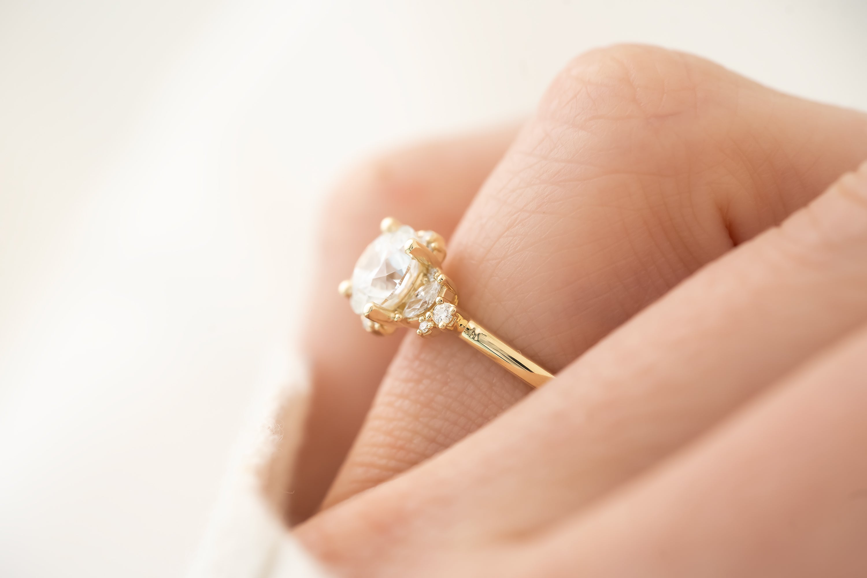 The Naevia 1.57 CT Round Diamond Ring - Lavender Creek Gems