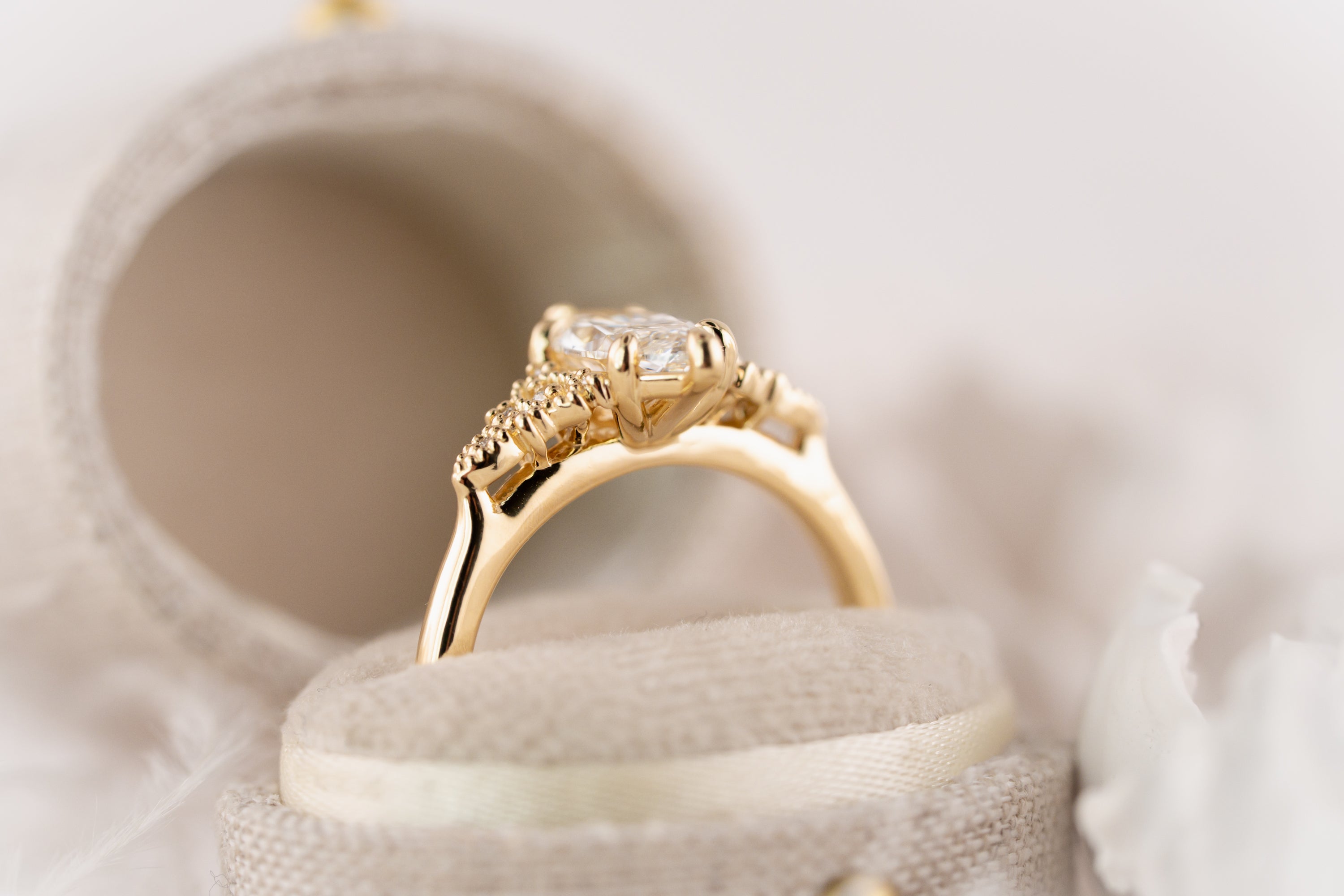 The Art Deco Maeve Ring | 1 CT Marquise Diamond