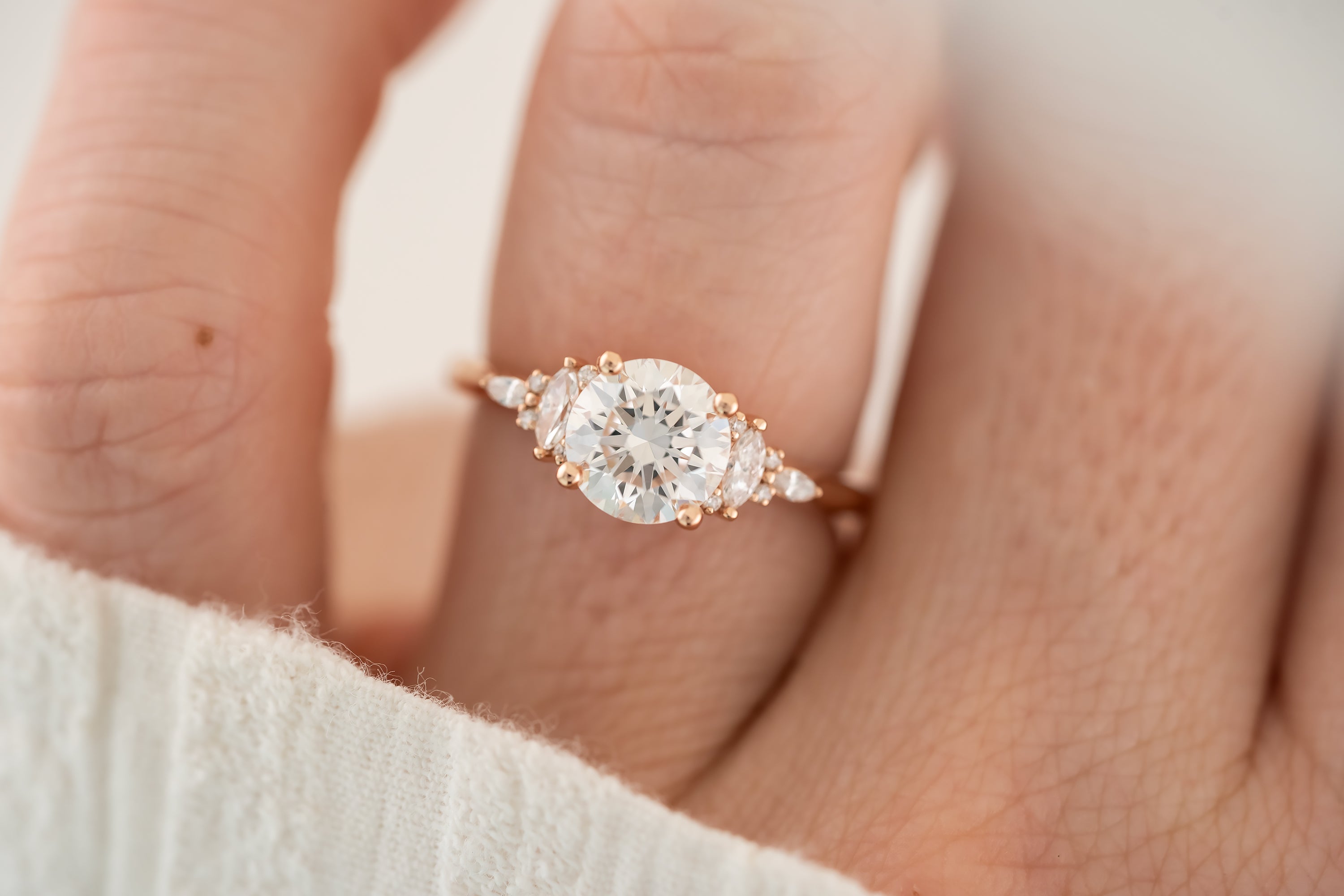 The Maeve 1.51 CT Round Diamond Ring - Lavender Creek Gems