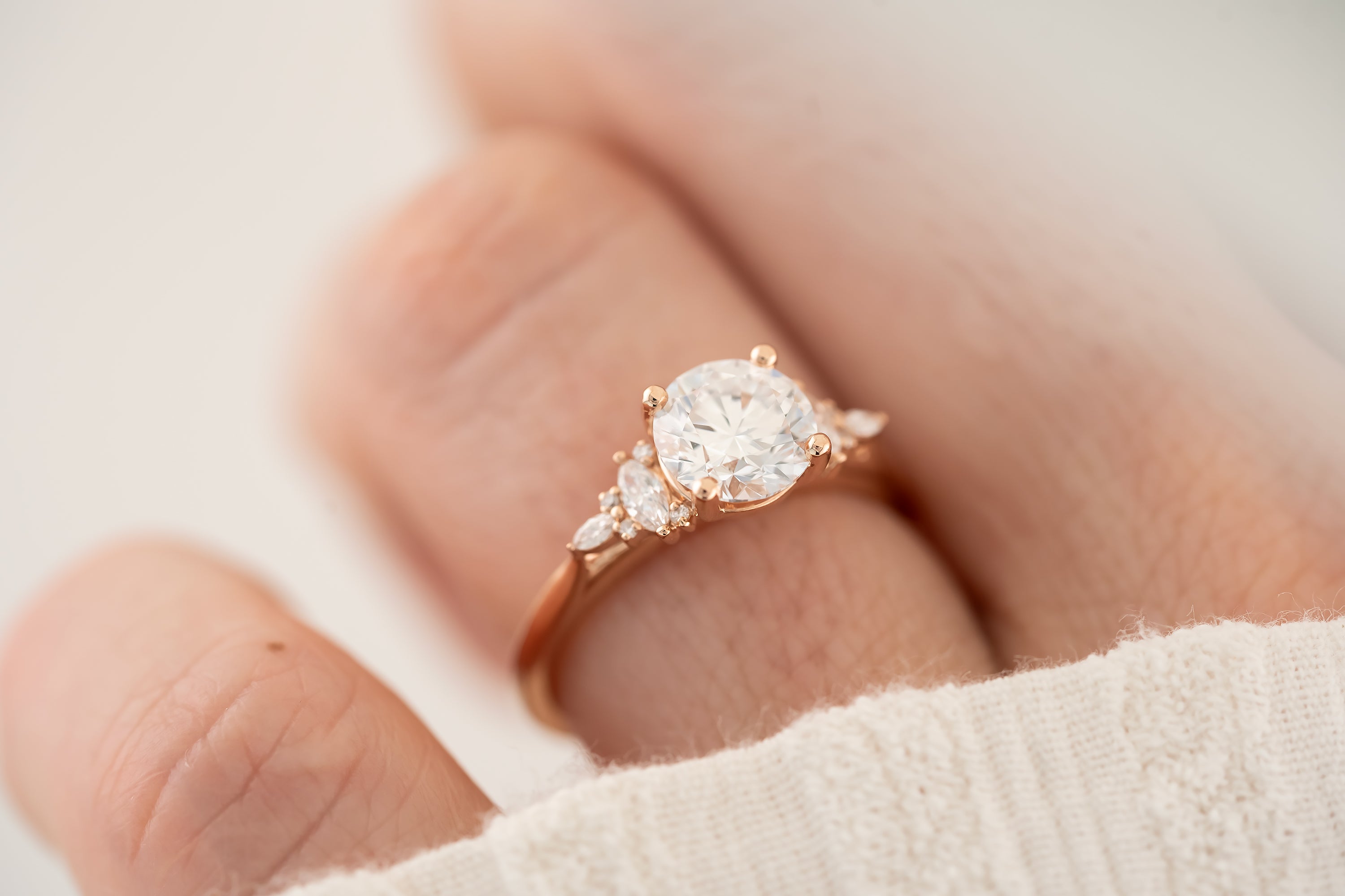 The Maeve 1.51 CT Round Diamond Ring - Lavender Creek Gems