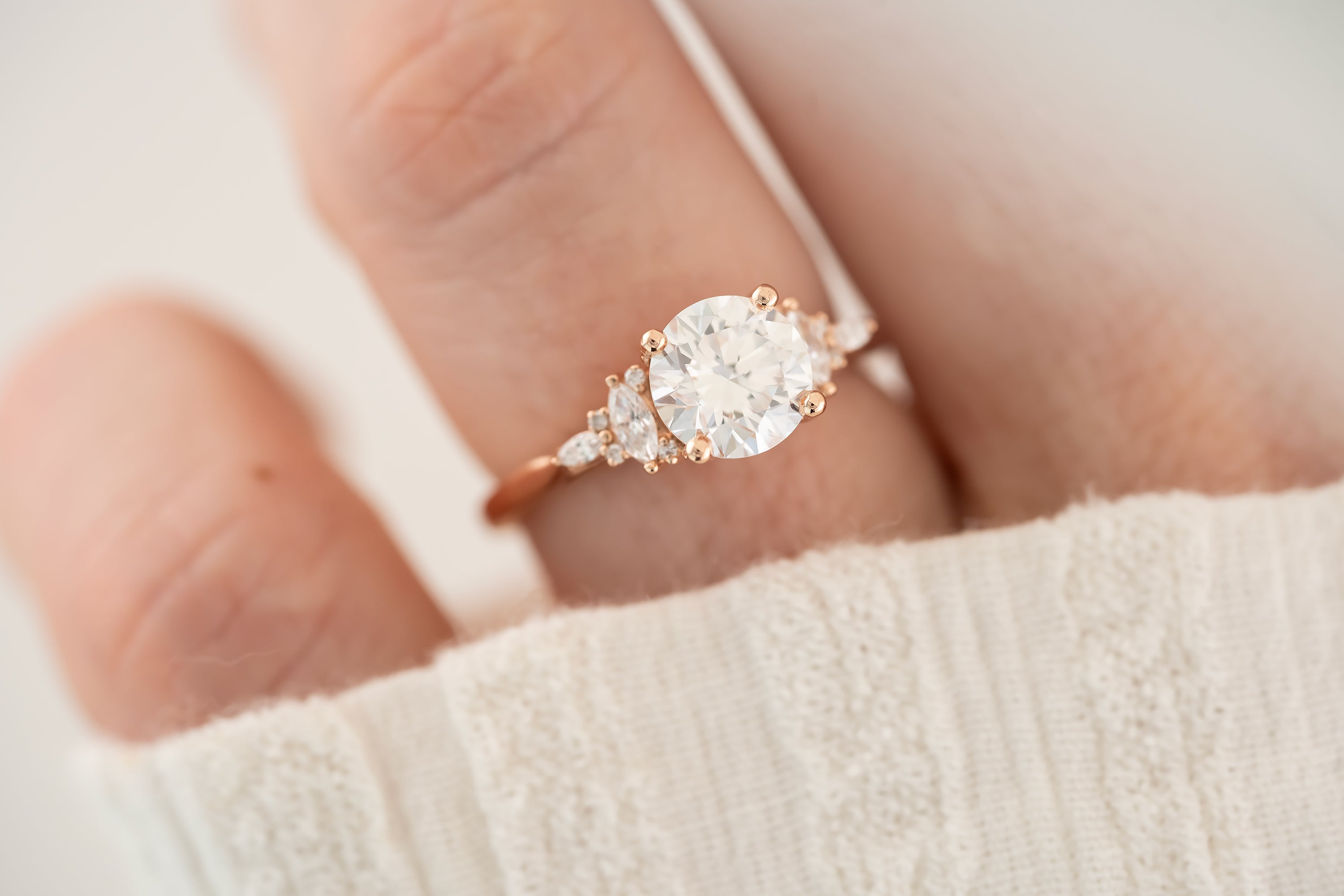 The Maeve 1.51 CT Round Diamond Ring - Lavender Creek Gems