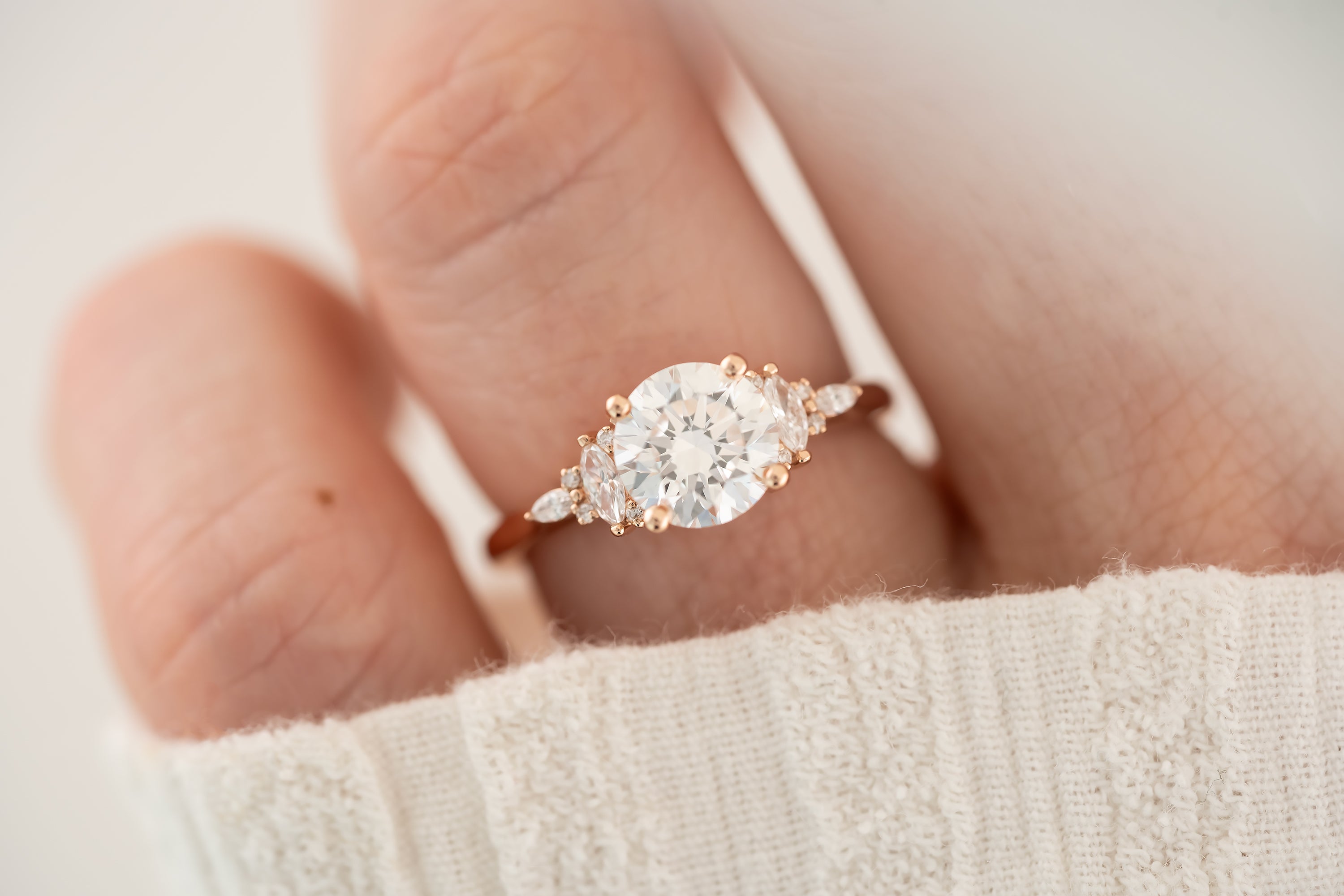 The Maeve 1.51 CT Round Diamond Ring - Lavender Creek Gems