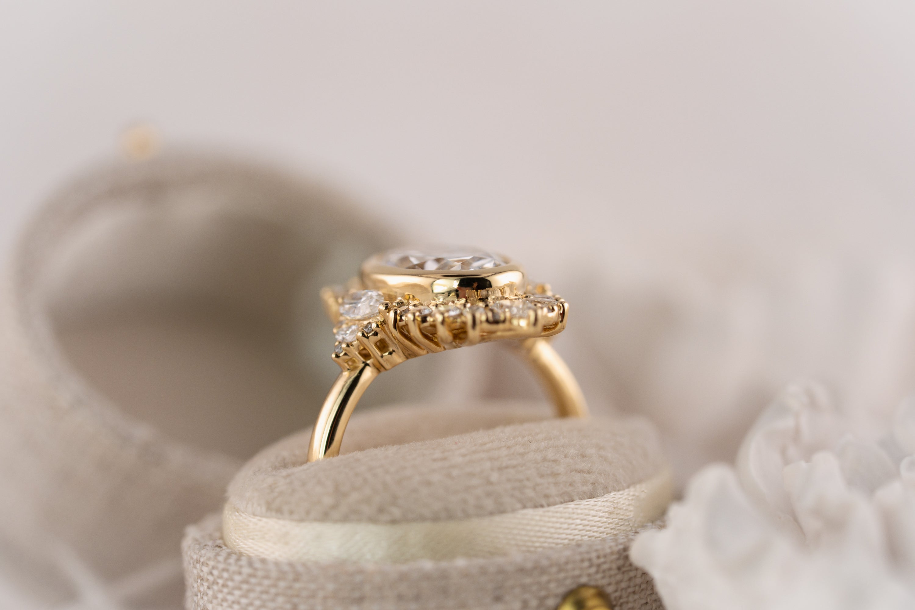 The Ethereal Ring | 2.75 CT Oval Diamond - Lavender Creek Gems