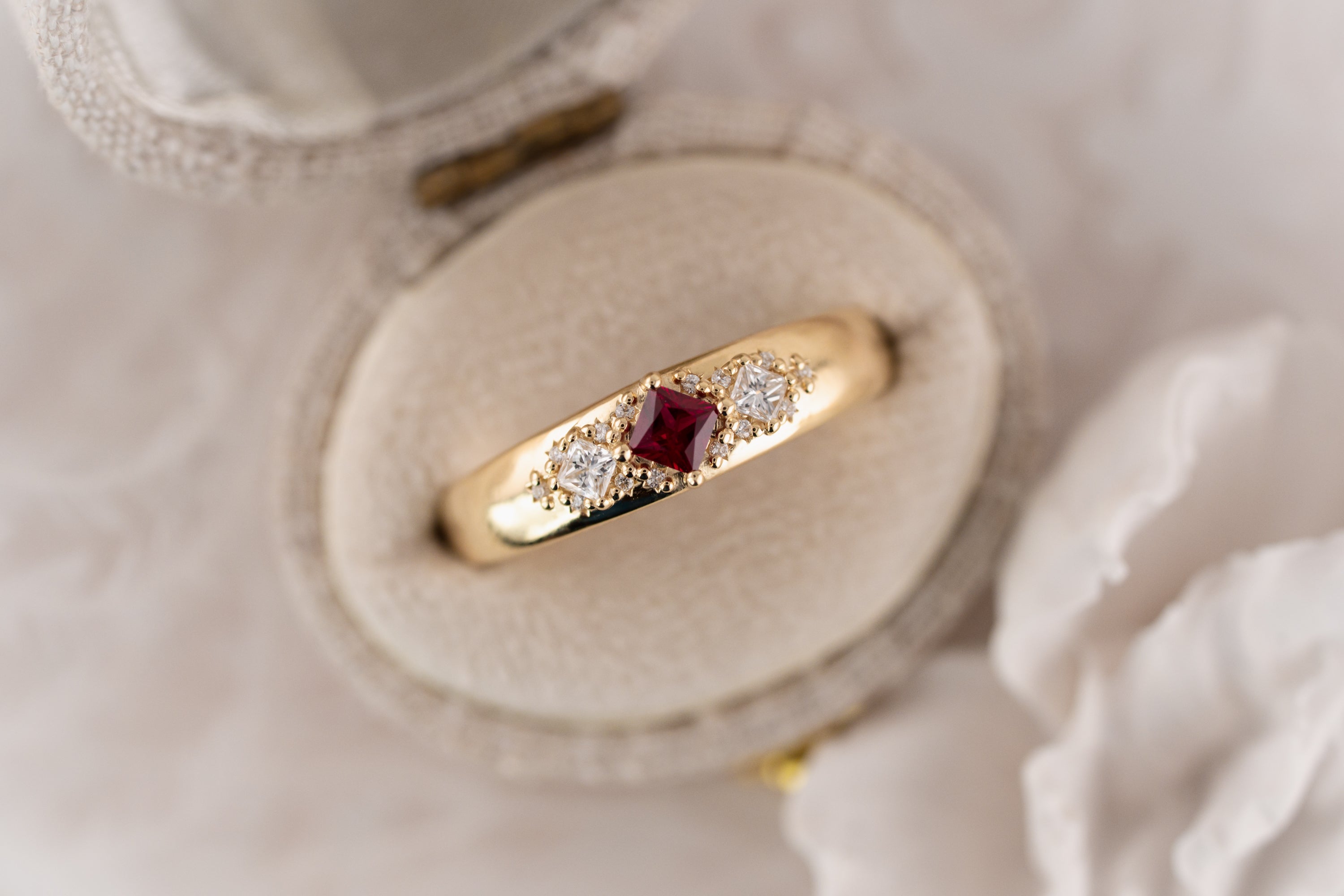 The Astral Ring | Princess Cut
