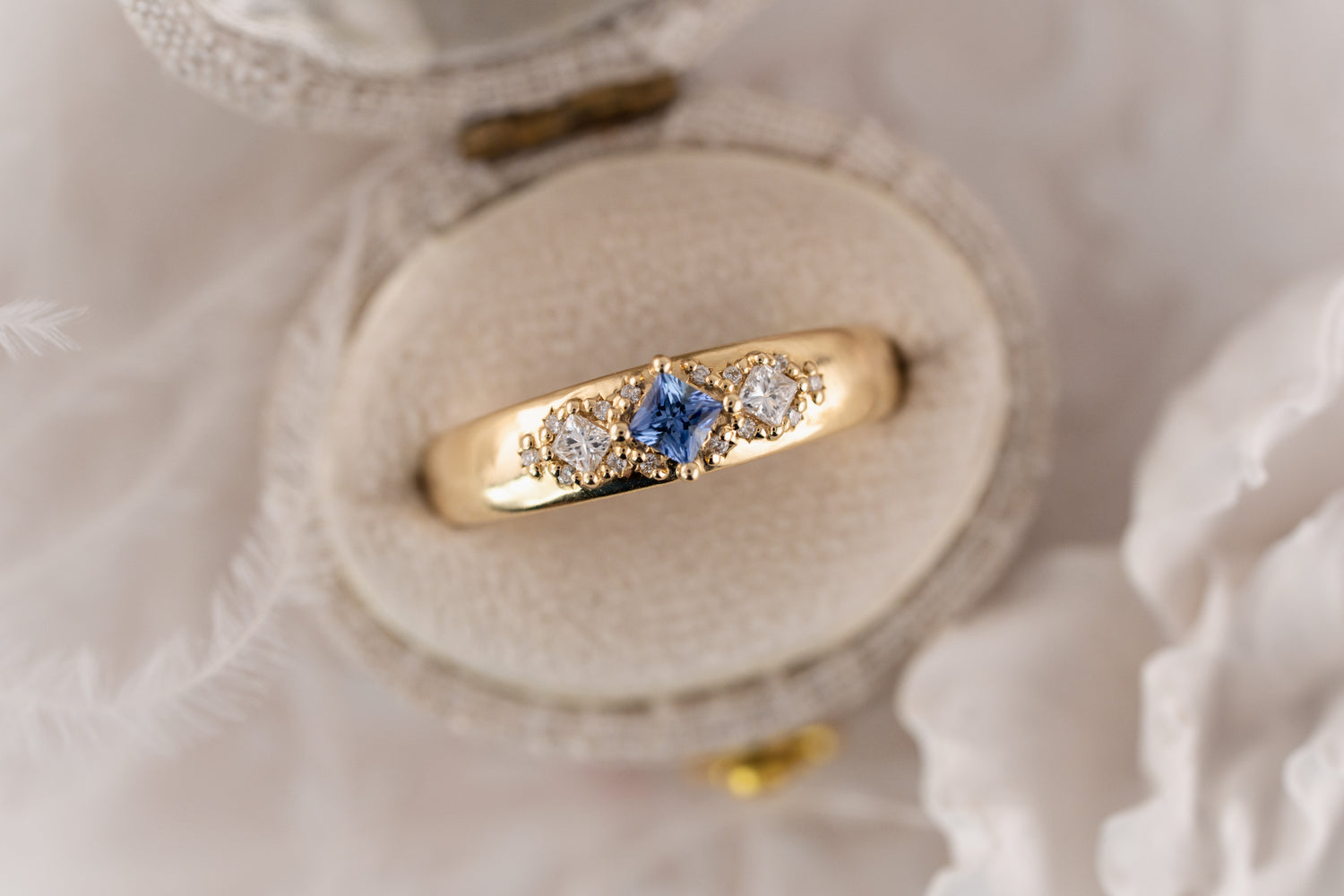 The Astral Ring | Princess Cut - Lavender Creek Gems