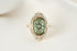 The Ethereal Ring | 4.39 CT Oval Starbrite™ Mint Green Tourmaline - Lavender Creek Gems