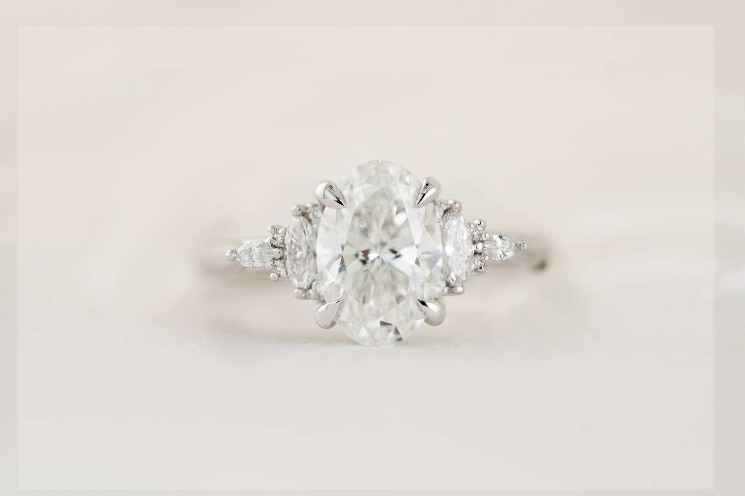 The Maeve Ring | Oval Diamond - Lavender Creek Gems