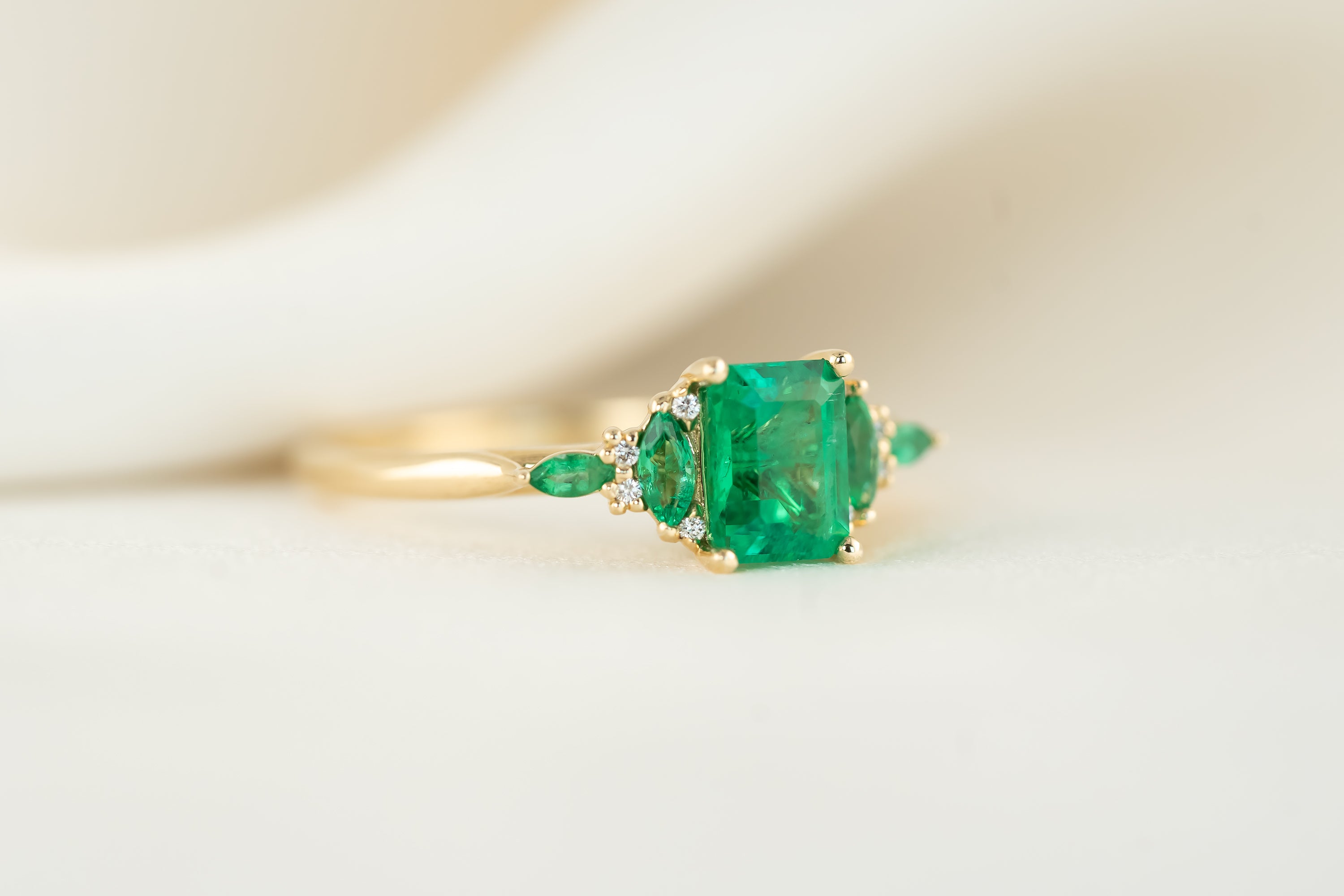 The Maeve Ring | Emerald - Lavender Creek Gems