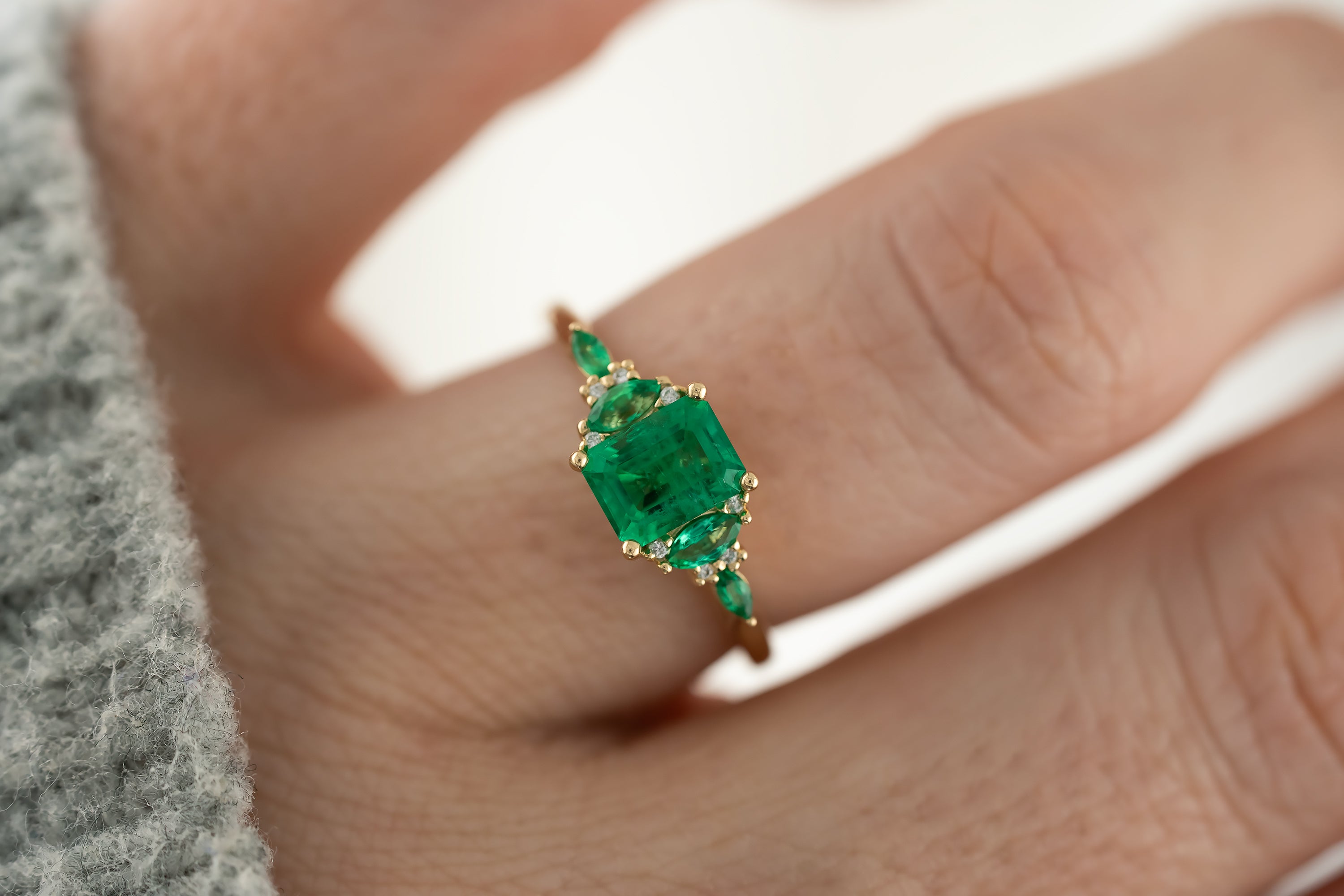 The Maeve Ring | Emerald - Lavender Creek Gems