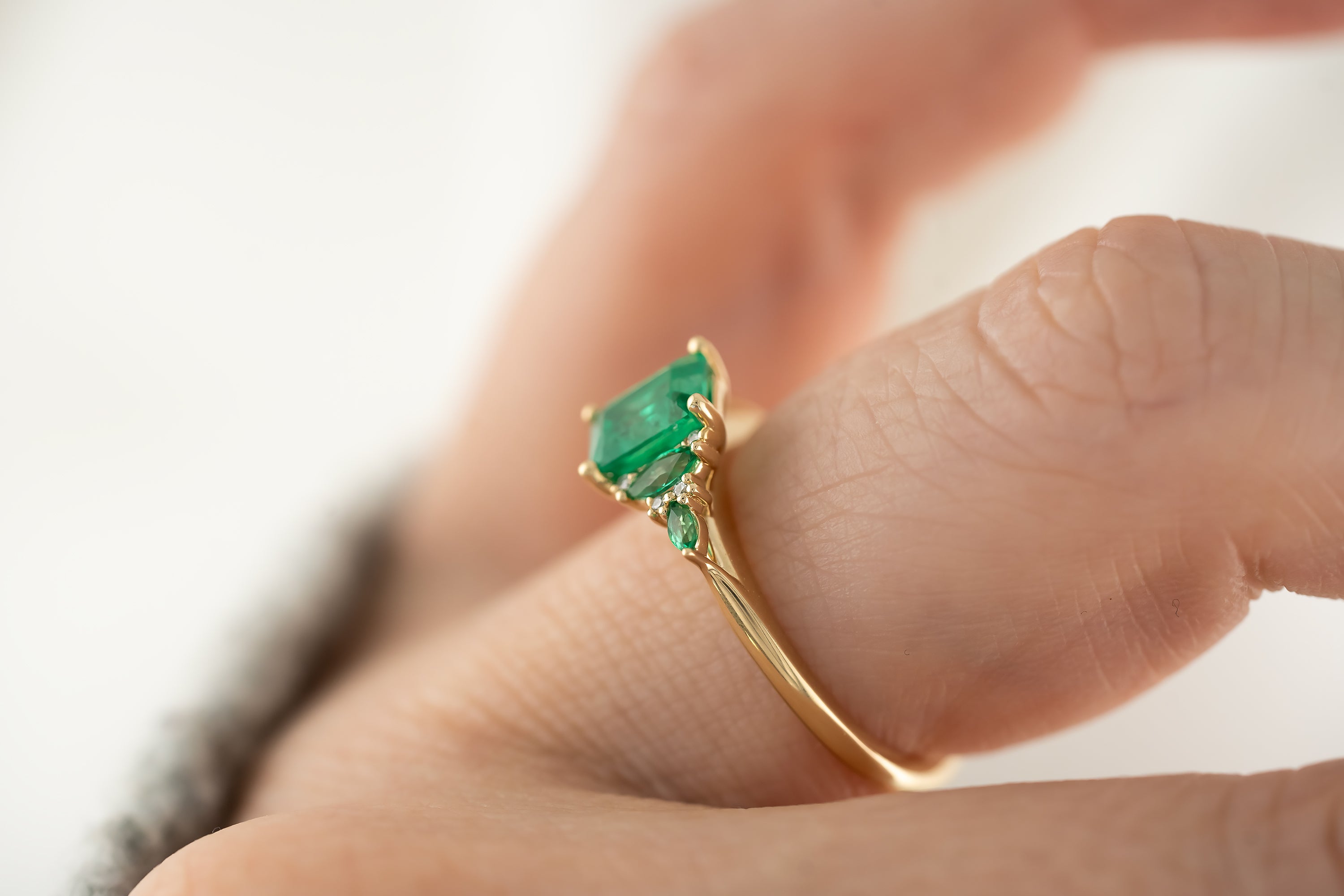 The Maeve Ring | Emerald - Lavender Creek Gems
