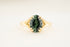 The Weaver Ring - 2.88 CT Oval Forest Green Tourmaline - Lavender Creek Gems