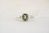 The Tría Ring | 1.9 CT Emerald Cut Green Sapphire - Lavender Creek Gems