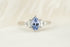 The Maeve Ring | 1.11 CT Marquise Light Blue Sapphire - Lavender Creek Gems