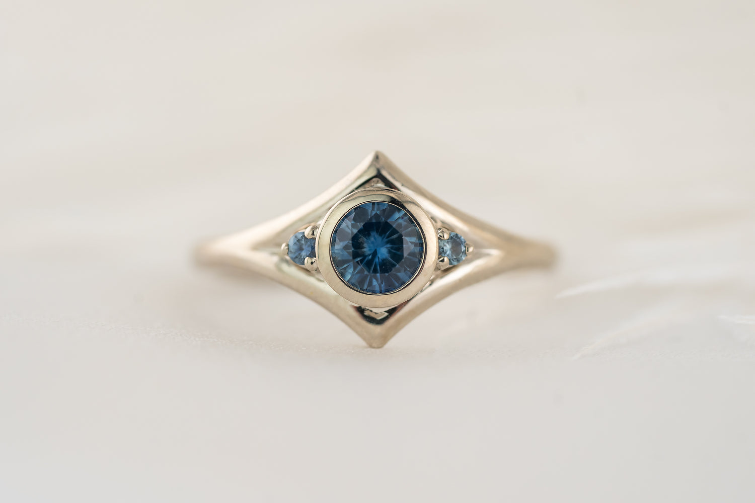 The Roxy Ring | Blue Montana Sapphire - Lavender Creek Gems