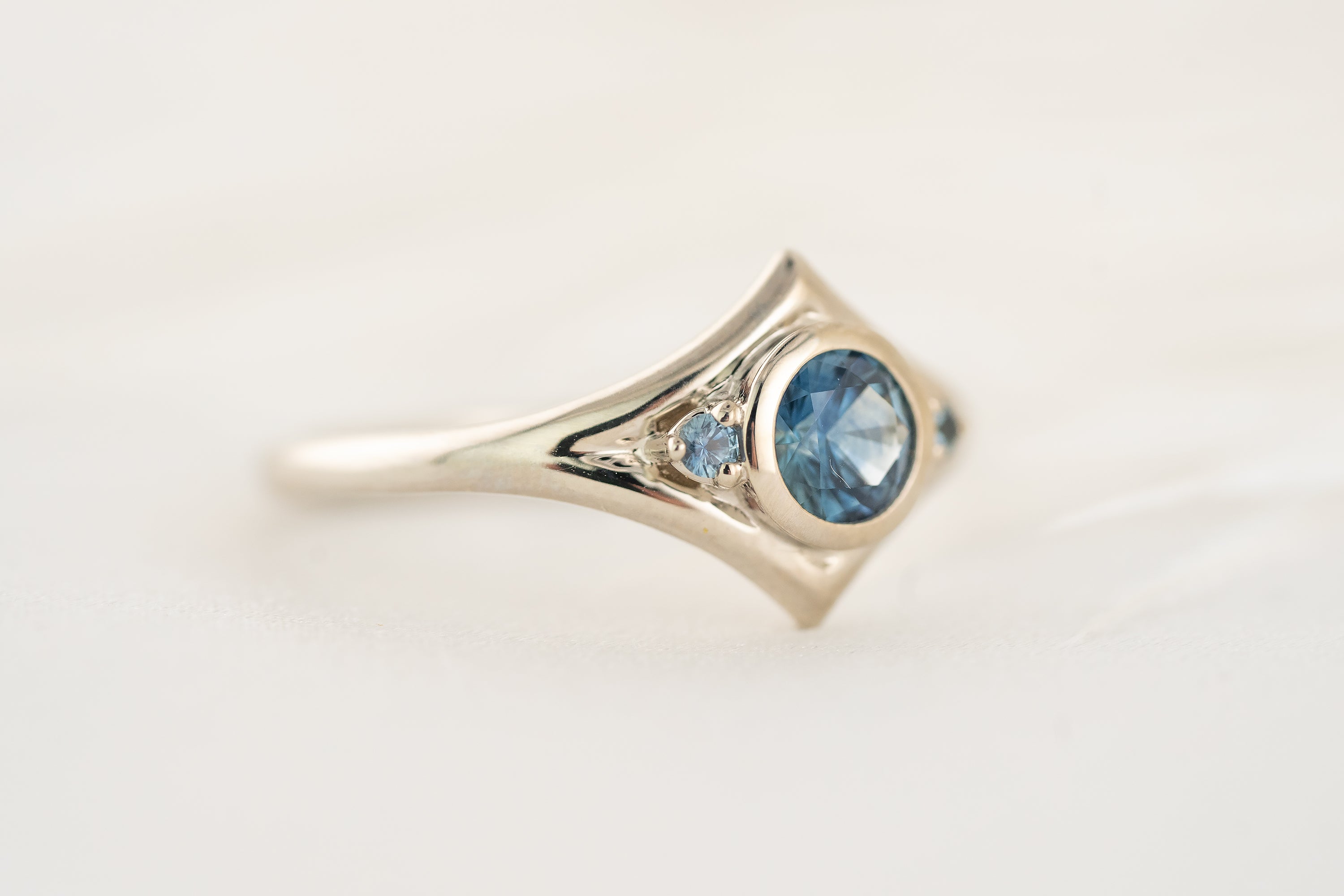 The Roxy Ring | Blue Montana Sapphire - Lavender Creek Gems