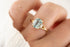 The Winora - 2.35 CT Emerald Cut Aquamarine Ring - Lavender Creek Gems