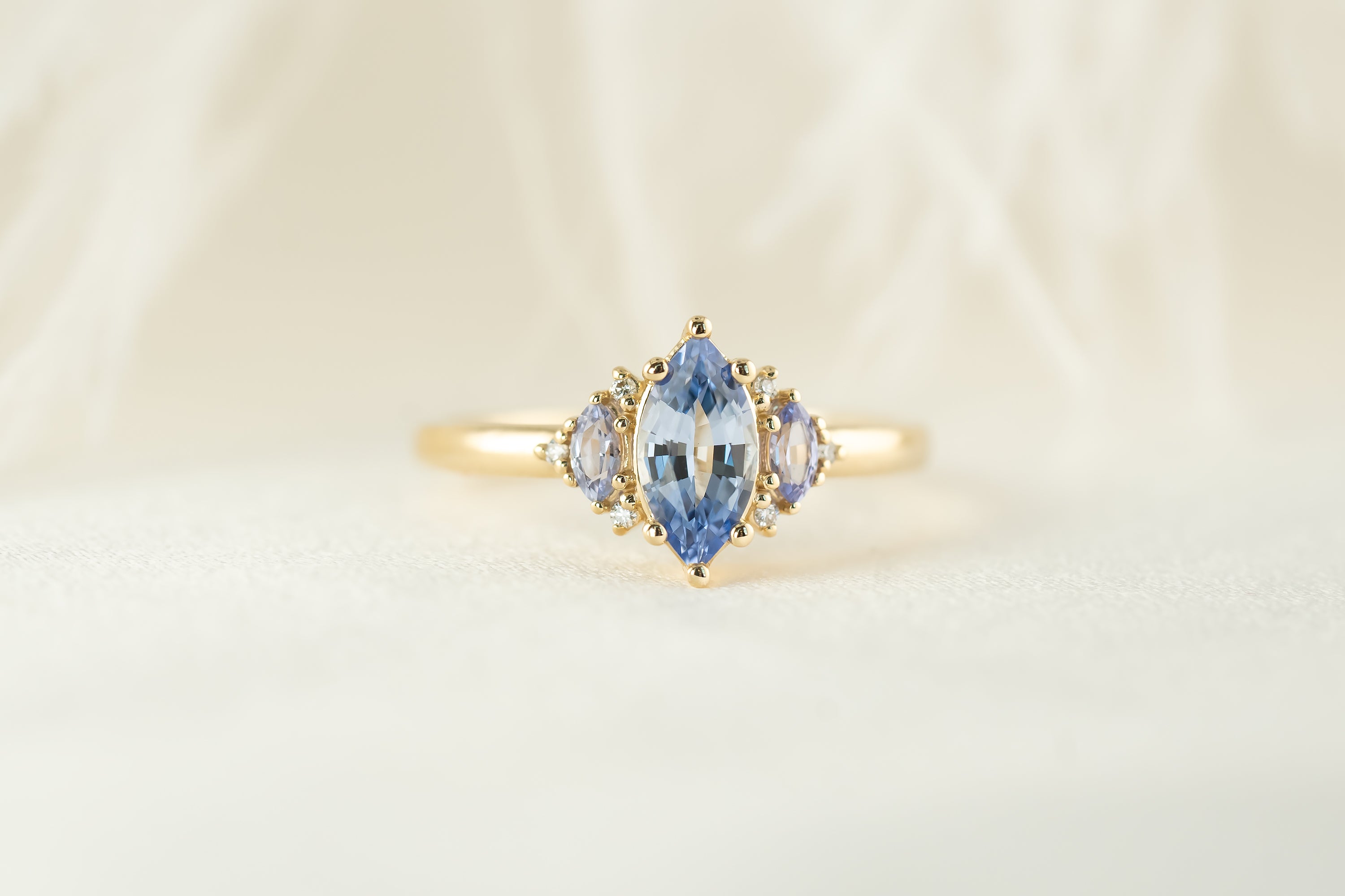 The Maren Ring | Blue/Purple Sapphire - Lavender Creek Gems