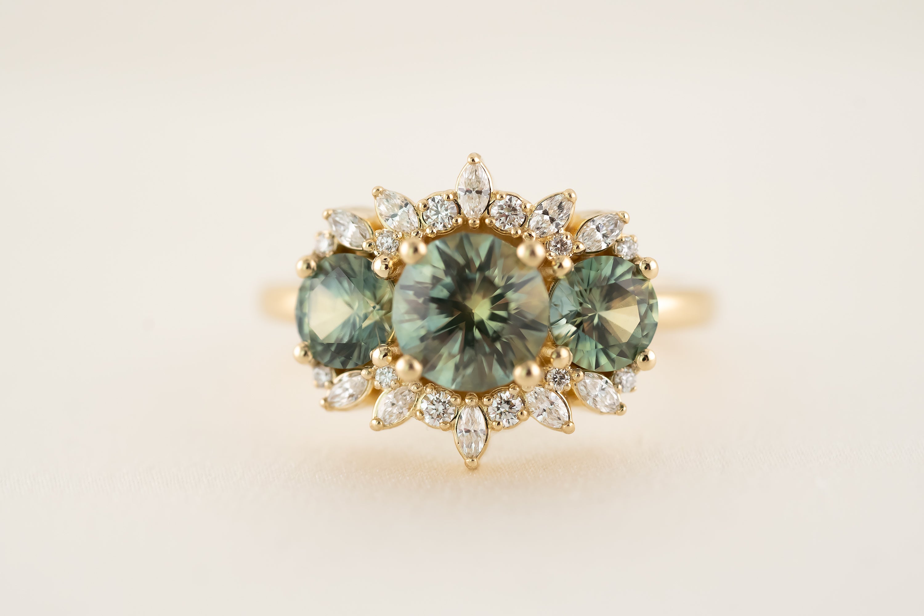 The Marial - 1.46 CT Round Montana Sapphire - Lavender Creek Gems