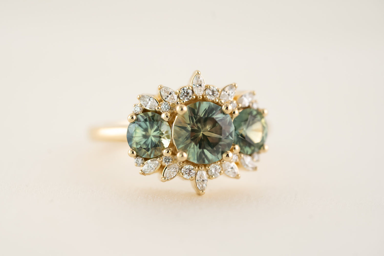 The Marial - 1.46 CT Round Montana Sapphire - Lavender Creek Gems