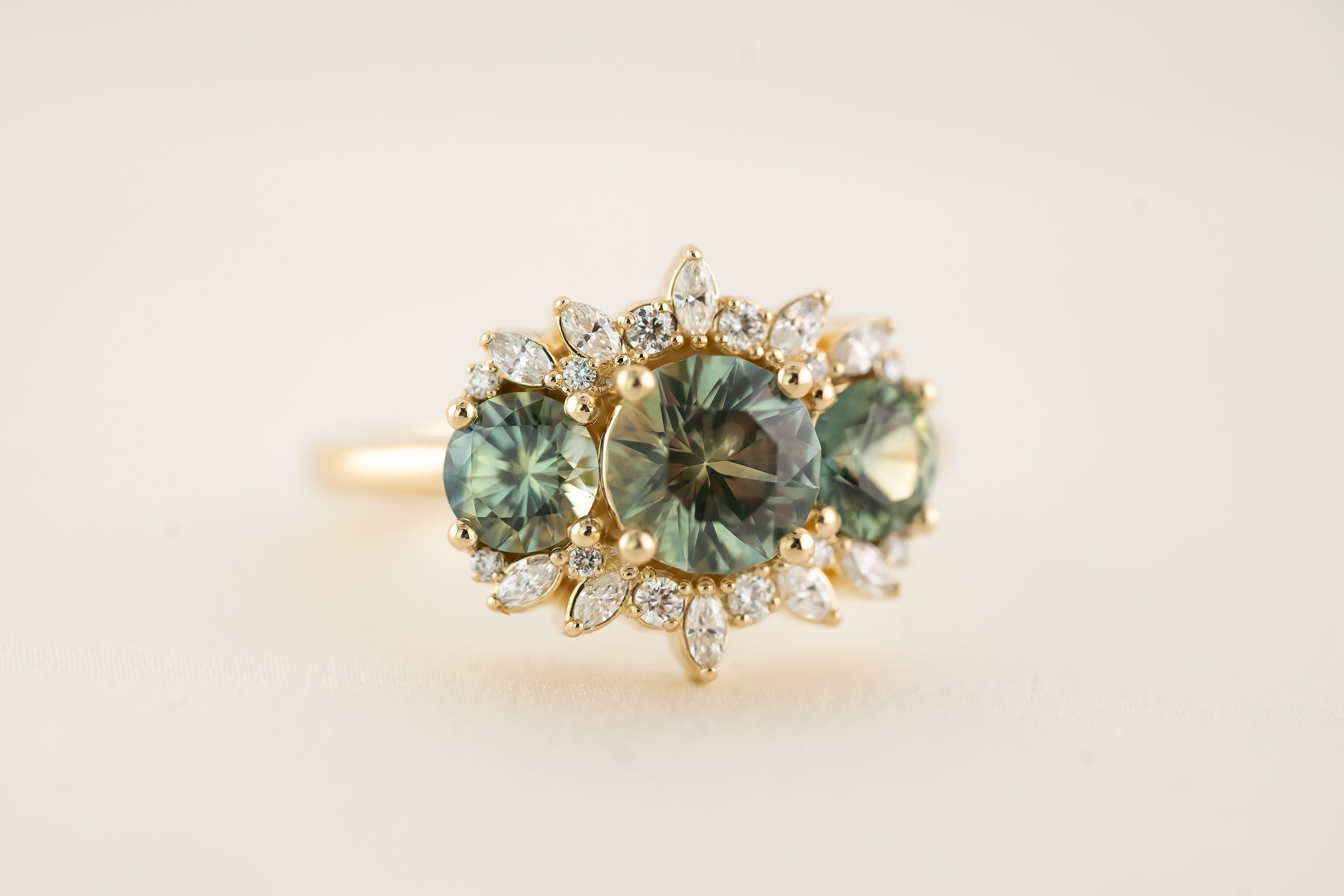 The Marial - 1.46 CT Round Montana Sapphire - Lavender Creek Gems