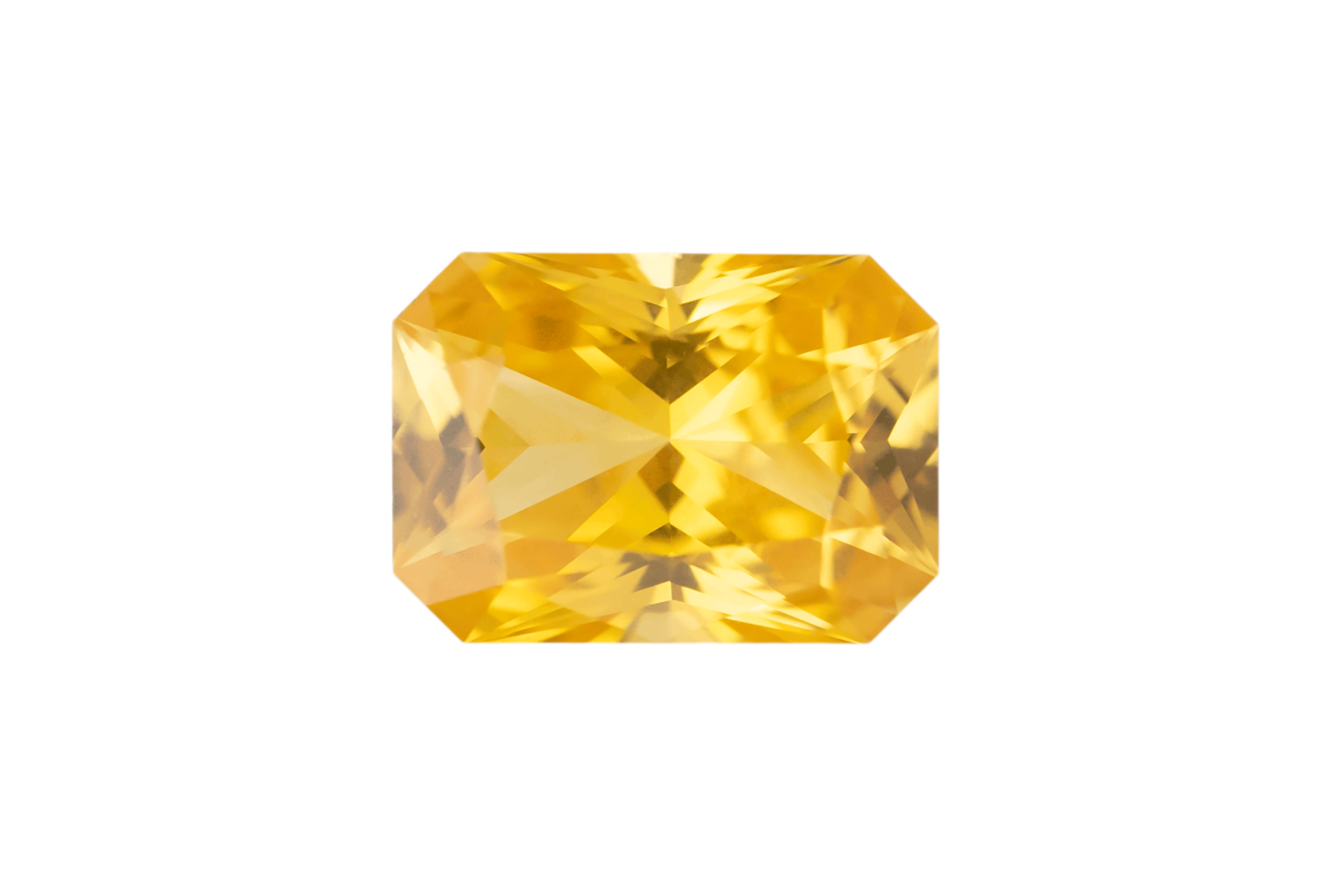 1.2 CT Radiant Cut Canary Yellow Sapphire - Lavender Creek Gems