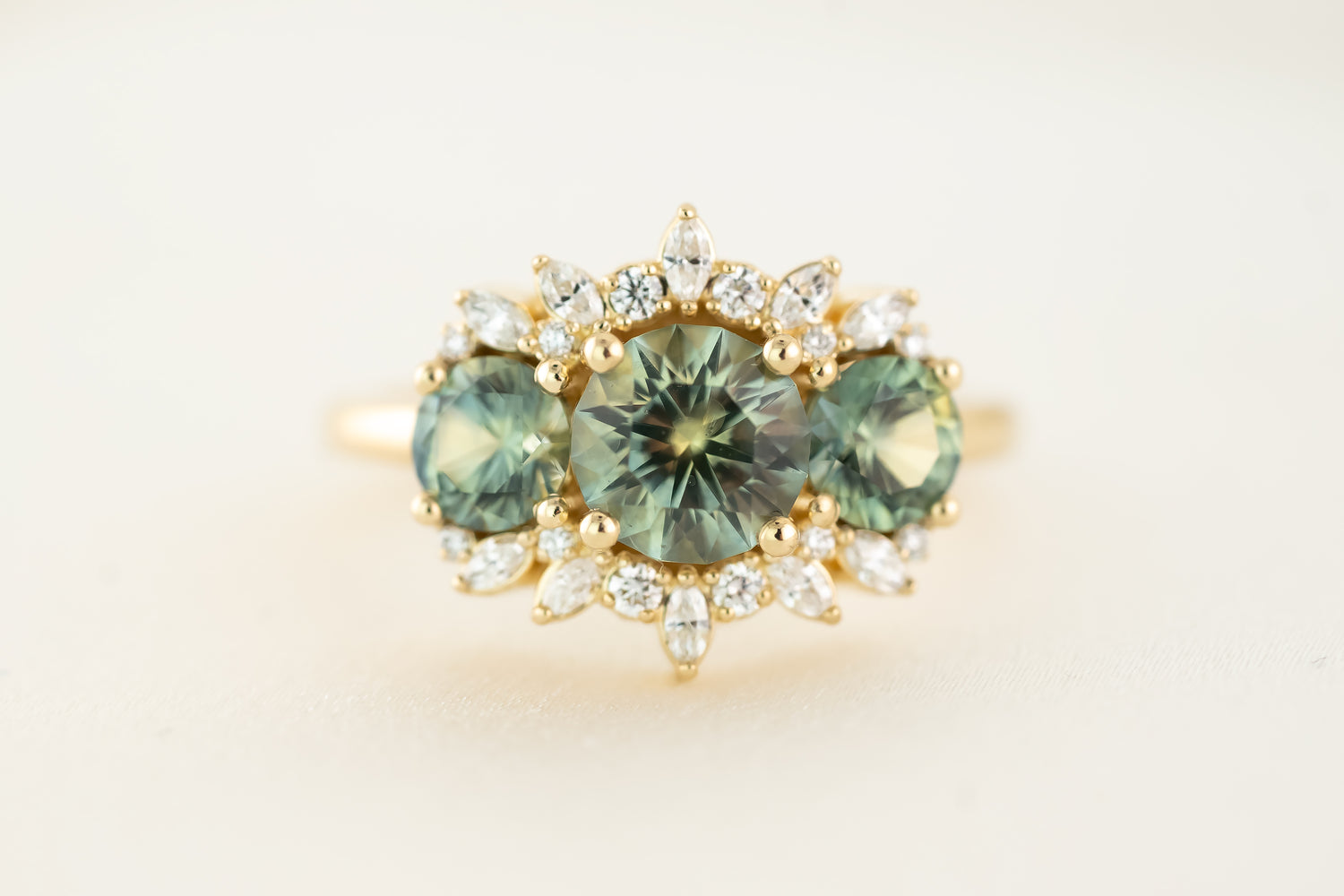 The Marial - 1.46 CT Round Montana Sapphire - Lavender Creek Gems