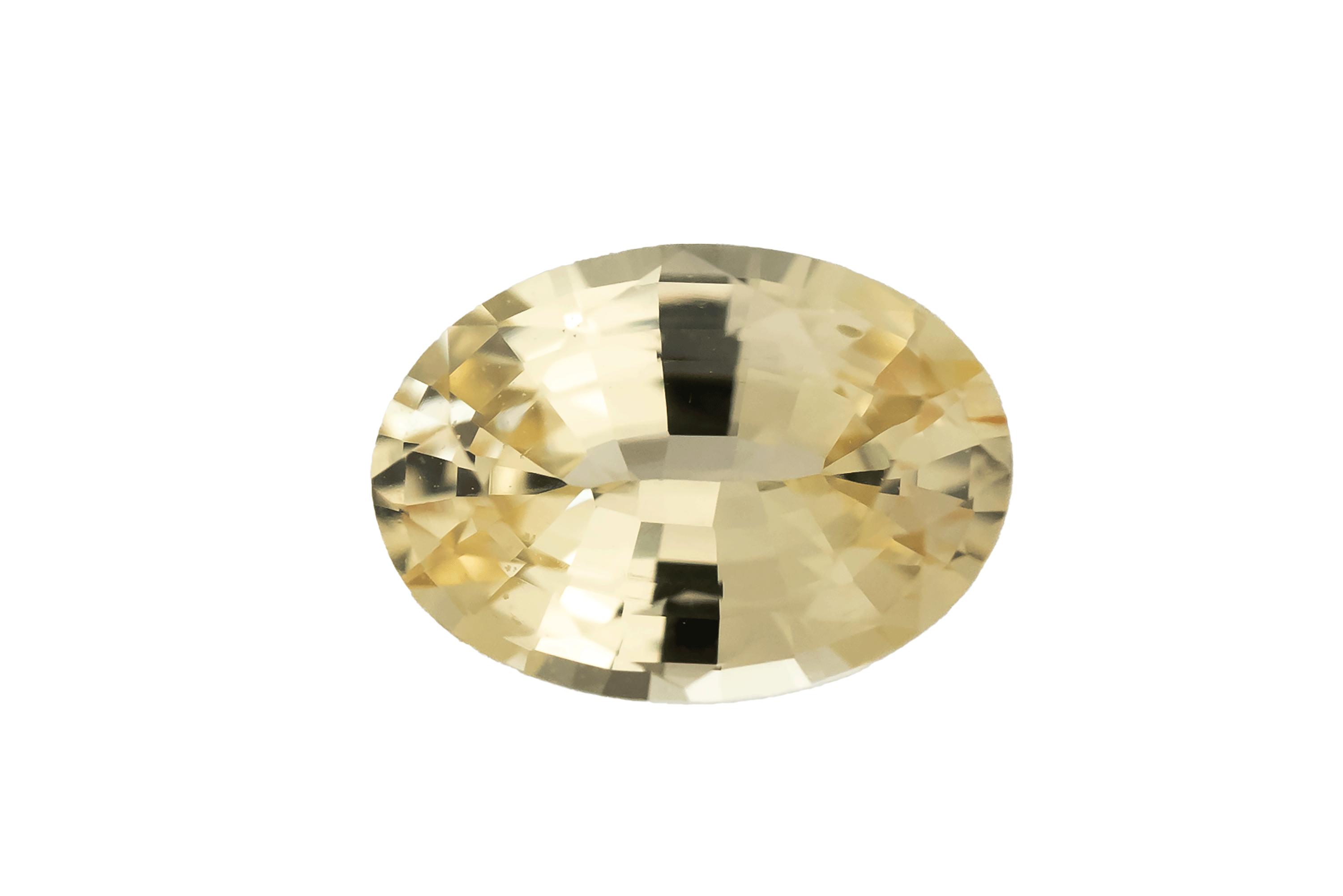 0.84 CT Oval Cut Yellow Sapphire - Lavender Creek Gems