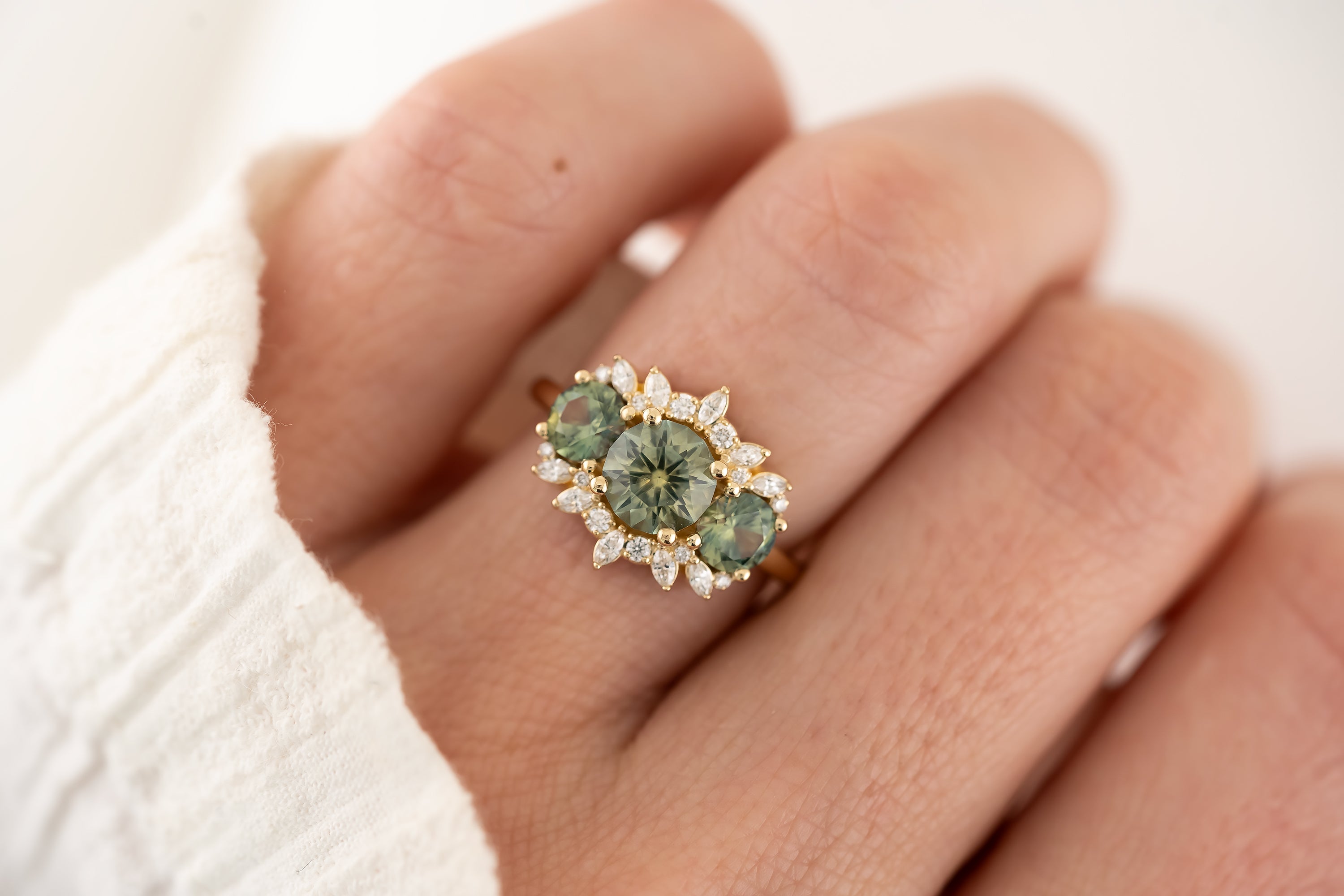 The Marial - 1.46 CT Round Montana Sapphire - Lavender Creek Gems