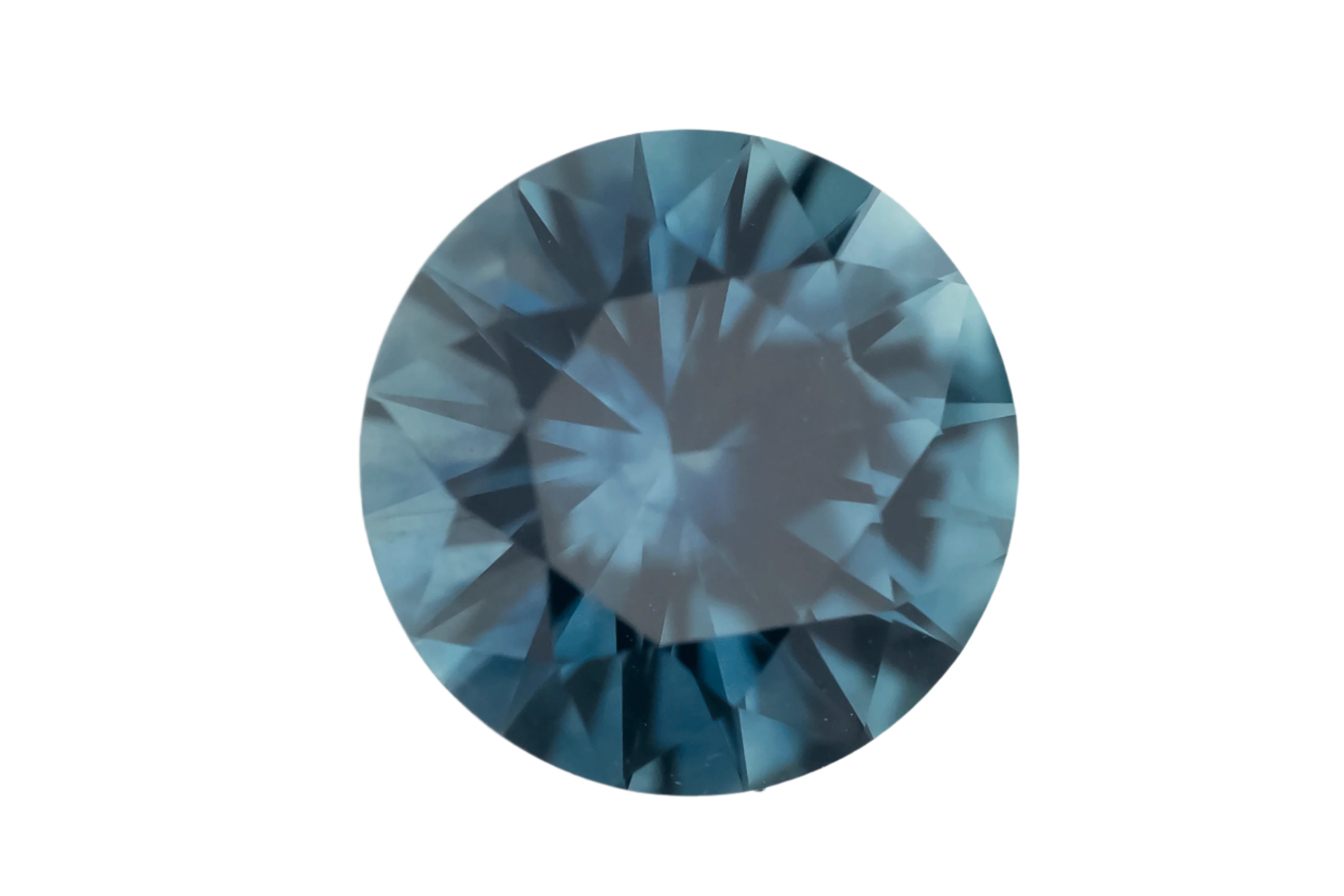 0.93 CT Round Cut Blue Montana Sapphire - Lavender Creek Gems