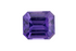 1.57 CT Emerald Cut Deep Purple Sapphire - Lavender Creek Gems