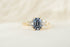 The Tría Ring | 2.76 CT Emerald Cut Cornflower Blue Sapphire - Lavender Creek Gems