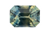 3.5 CT Emerald Cut Bicolor Sapphire - Lavender Creek Gems
