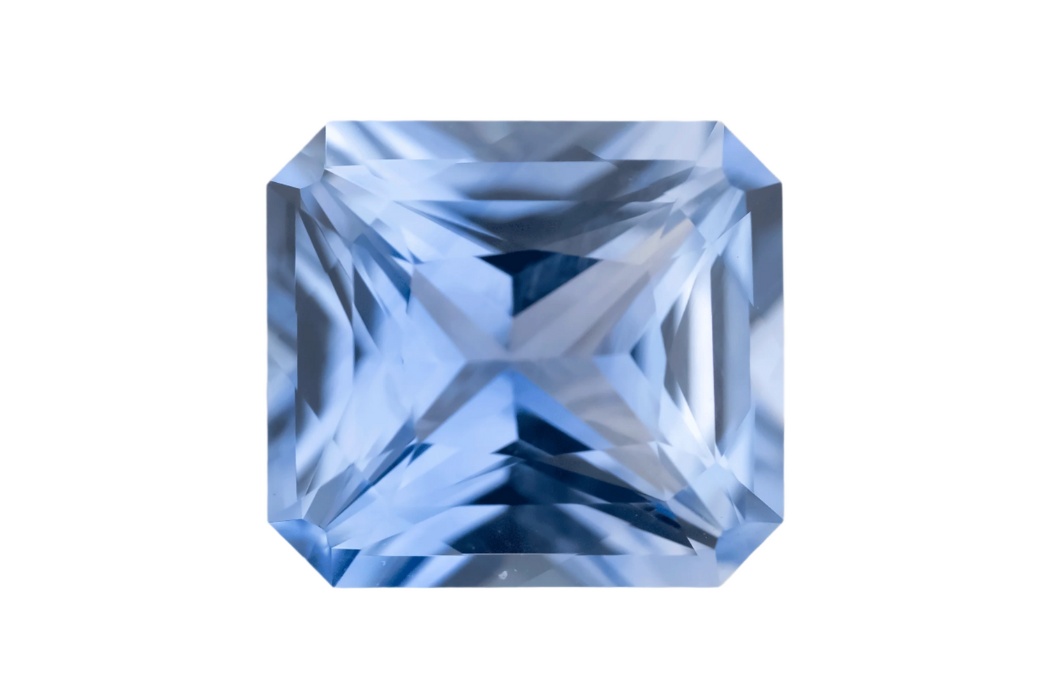 2.16 CT Radiant Cut Blue Sapphire - Lavender Creek Gems