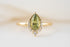 The Charlotte Ring | 1.32 CT Pear Green Sapphire - Lavender Creek Gems