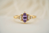The Low Maeve Ring | 0.94 CT Purple Marquise Sapphire - Lavender Creek Gems