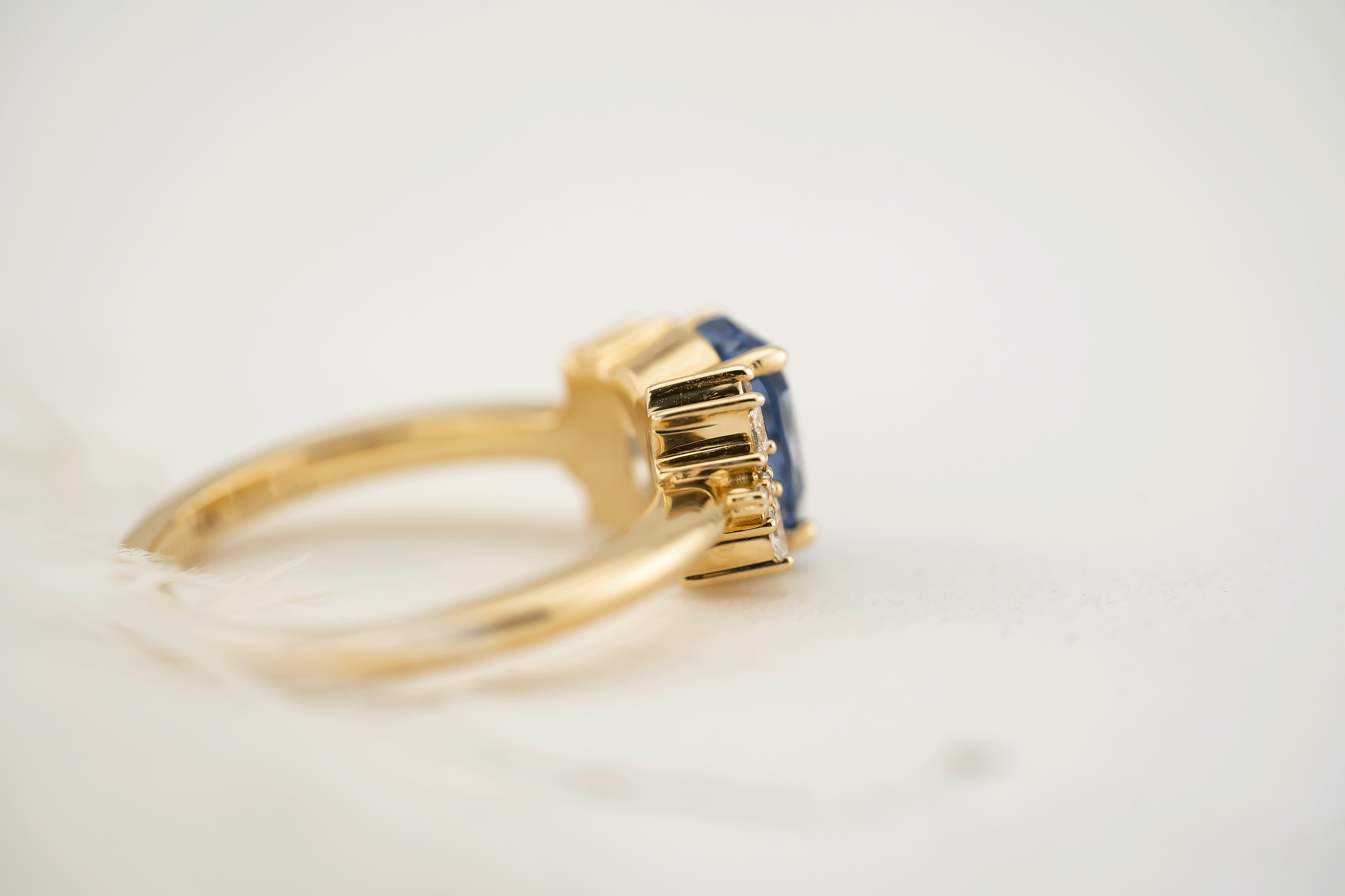 The Reverie Ring | 2.28 CT Oval Blue Sapphire - Lavender Creek Gems