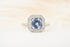 The Satine Ring | 1.95 CT Asscher Cornflower Blue Sapphire - Lavender Creek Gems