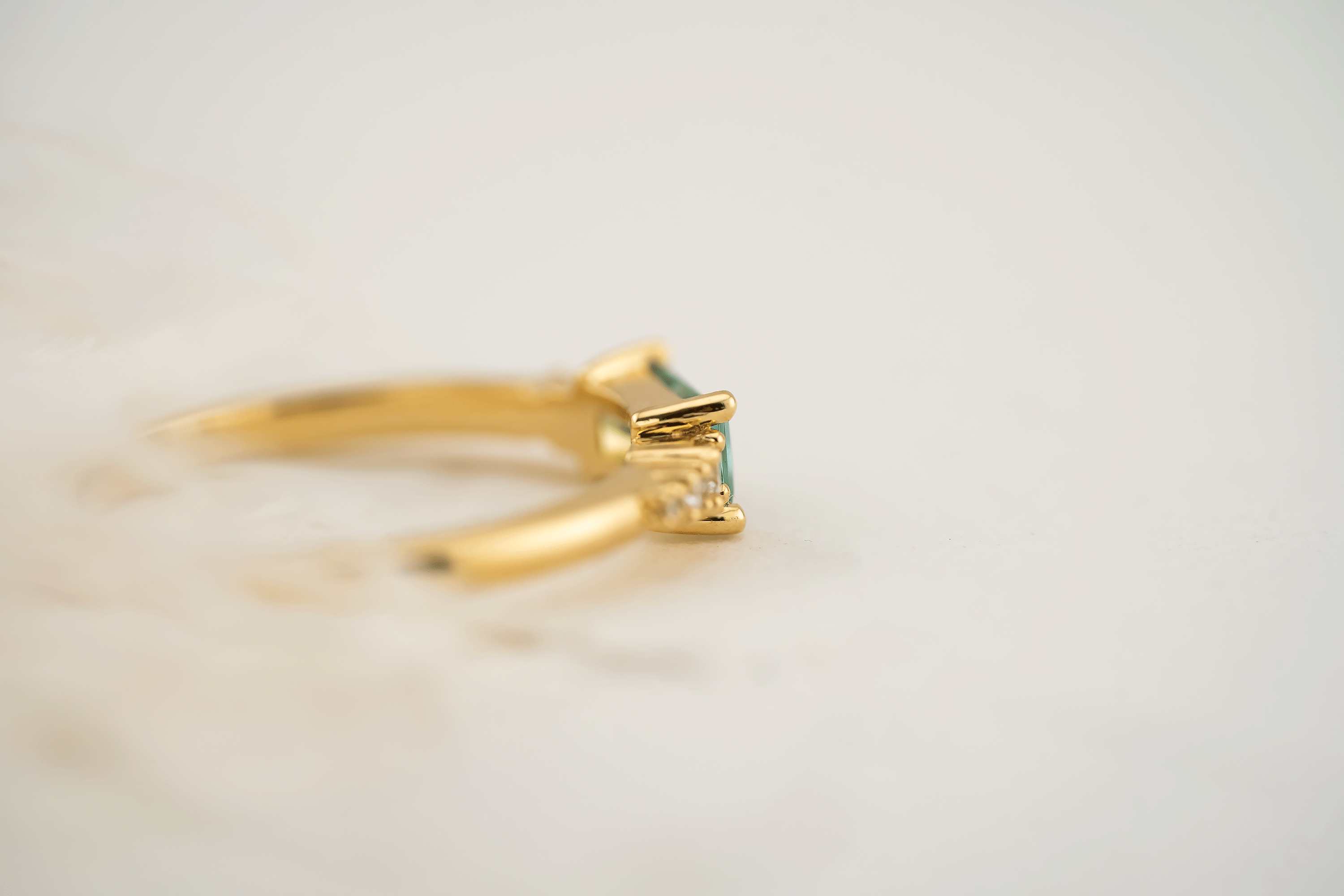 The Vela Ring | Blue Tourmaline - Lavender Creek Gems