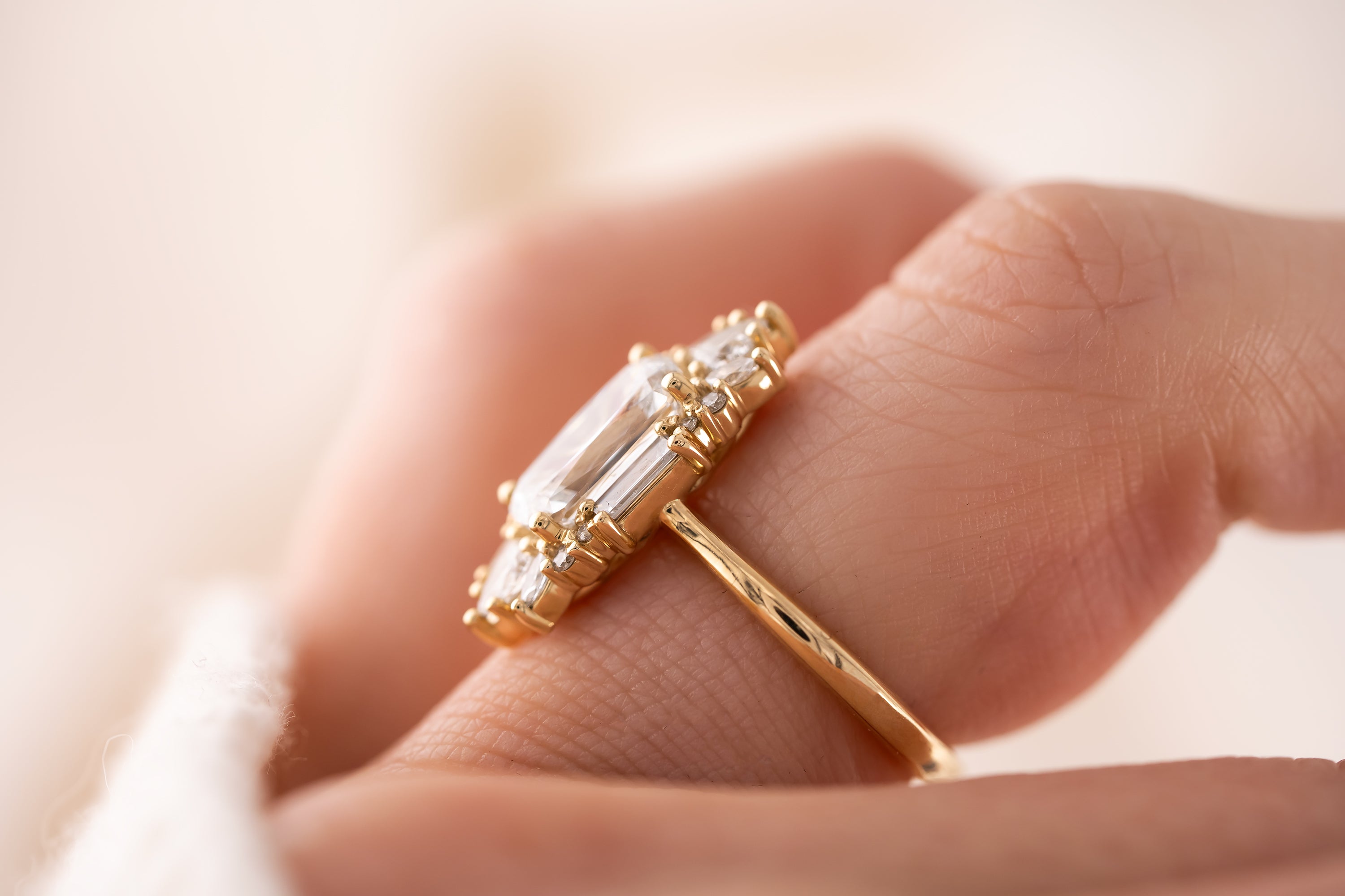 The Georgia Ring | 2 CT Crisscut Cushion Diamond - Lavender Creek Gems