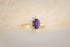 The Jade Ring | 1.41 CT Purple Oval Sapphire - Lavender Creek Gems