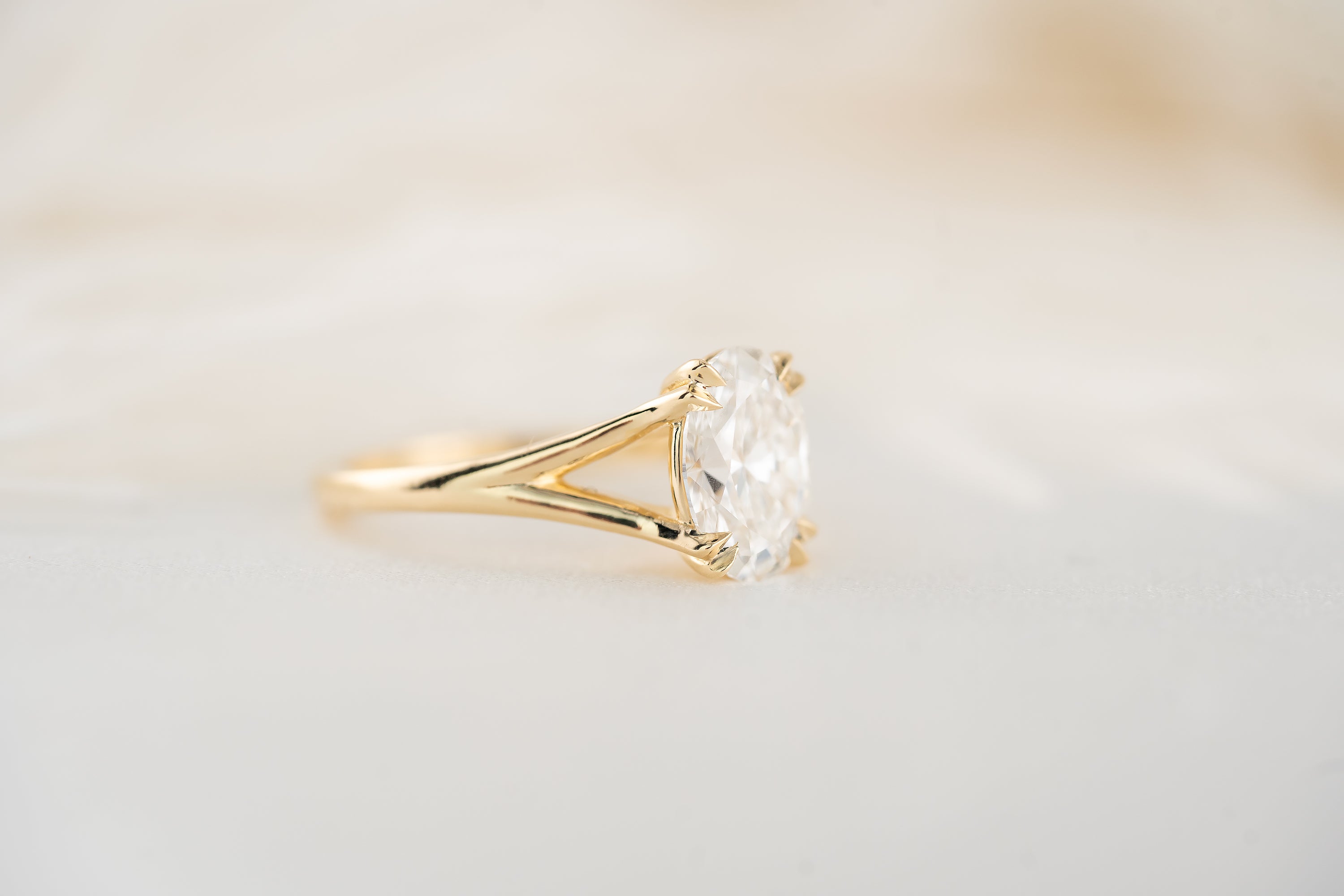 The Weaver Ring | 2 CT Oval Lab Diamond - Lavender Creek Gems