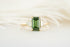 The Mira Ring - 2 CT Emerald Cut Green Lab Diamond - Lavender Creek Gems