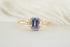 The Mira Ring - 1.4 CT Emerald Cut Periwinkle Bi-Color Sapphire - Lavender Creek Gems