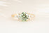 The Maeve Ring - 1.54 CT Round Green Lab Diamond - Lavender Creek Gems