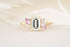 The Fleur Ring - 1.53 CT Emerald Cut Diamond + Pink Sapphire - Lavender Creek Gems